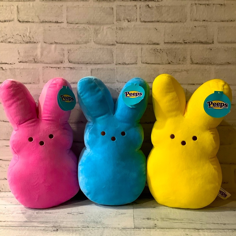 Just Born Set of 3 14.5” Plush Peeps
